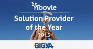 Noovle è stata da Gigya eletta miglior Solution Provider per l'anno 2015