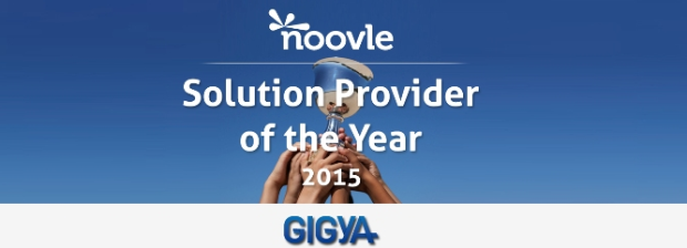 Noovle è stata da Gigya eletta miglior Solution Provider per l'anno 2015