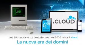 Aruba annuncia il lancio pubblico del dominio .cloud