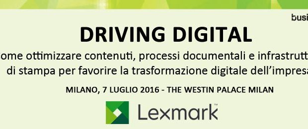 Lexmark: appuntamento con la trasformazione digitale in azienda