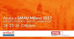 Aruba Business presenterà a SMAU un’offerta dedicata a tutti gli operatori IT che potranno ricevere voucher gratuiti per testare i servizi di Hosting e Cloud