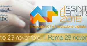 L'evento Assintel Report si svolgerà a Milano il 23 novembre 2017