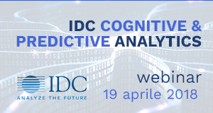 IDC Cognitive & Predictive Analytics Webinar 2018
