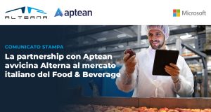 La partnership con Aptean avvicina Alterna al mercato italiano del Food & Beverage